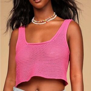 Lulu's Crochet Crop Top